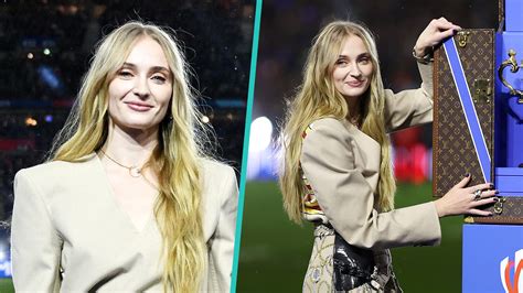 Sophie Turner Makes Surprise Glam Appearance At 2023 Rugby World .